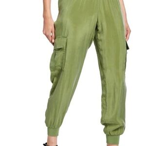 Black Cargo Jogger Pants